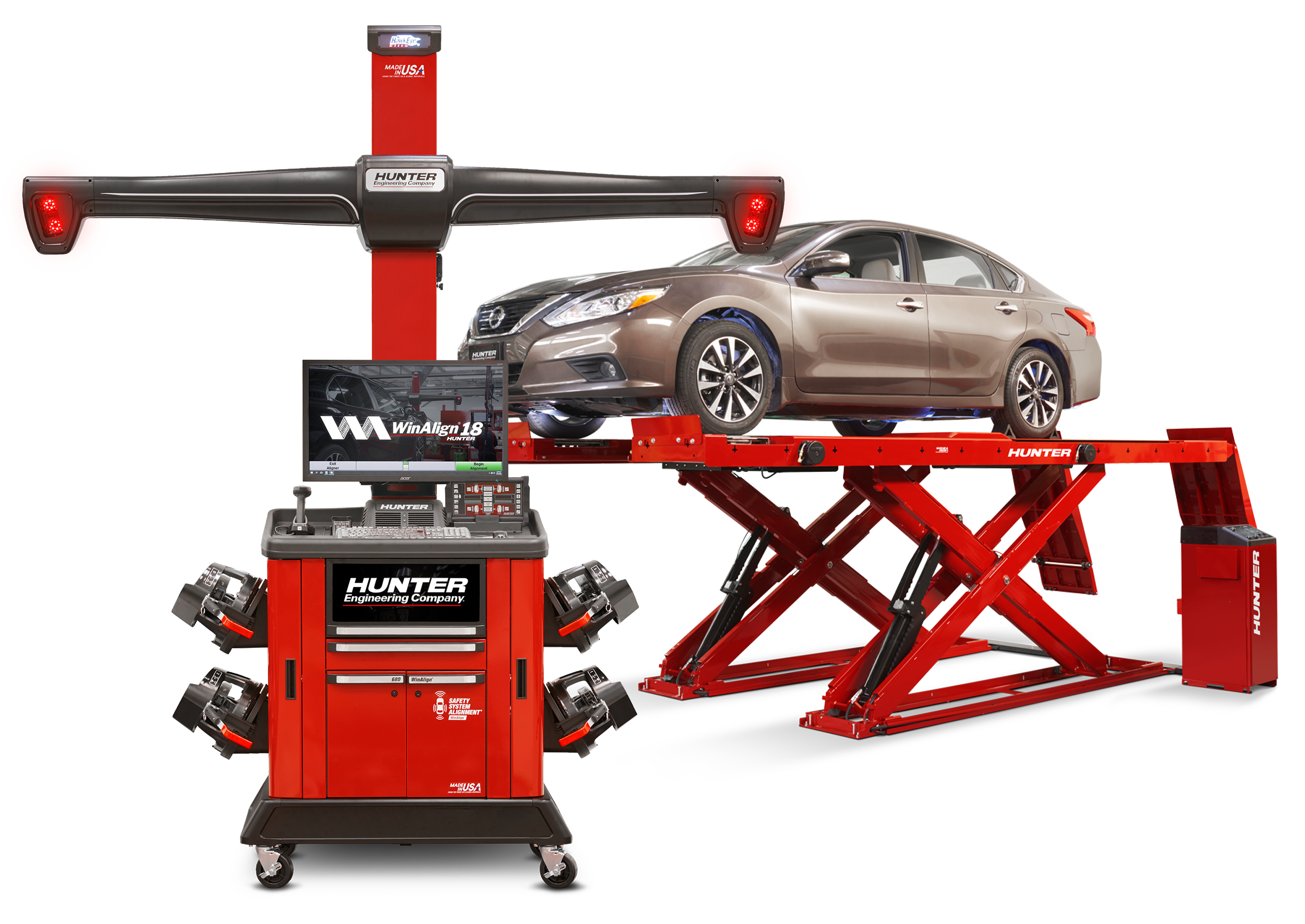 Hunter Wheel Alignment System